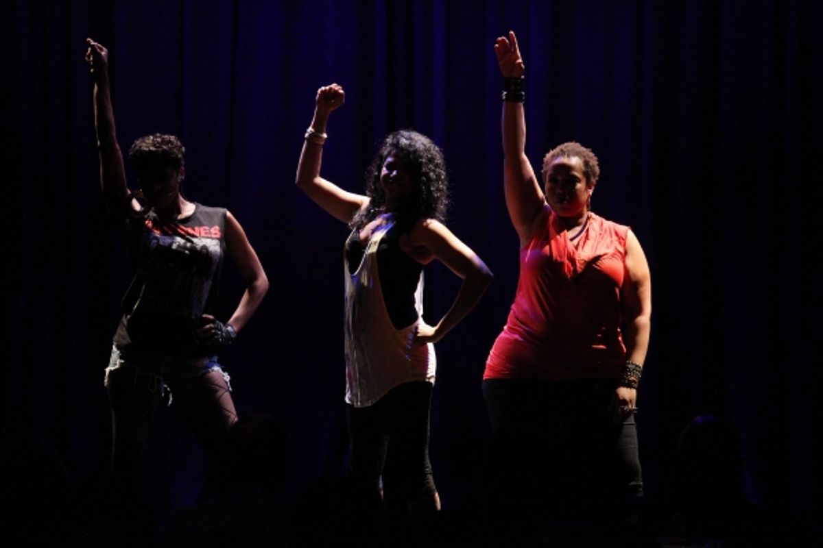 McKenzie Frye, Rebecca Naomi Jones & Angela Grovey  at 