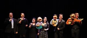 Avenue Q: Jordan Gelber, Carmen Ruby Floyd, Ann Harada, Stephanie D'Abruzzo, John Tar Photo