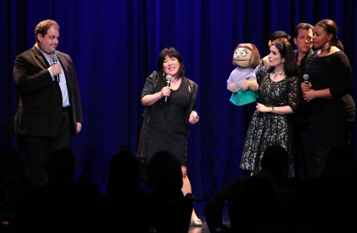 AVENUE Q - featuring: Ann Harada, Jordan Gelber, Stephanie D'Abruzzo, John Tartaglia &amp; Carmen Ruby Floyd at 