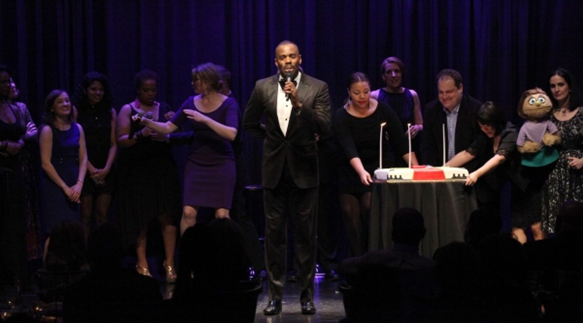 Colman Domingo with cake finale at 
