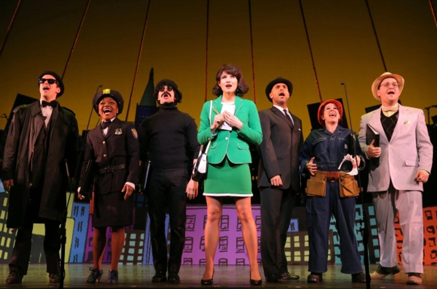 Photo Flash: First Look - Encores! IT'S A BIRD...IT'S A PLANE...IT'S SUPERMAN in Performance!  Image