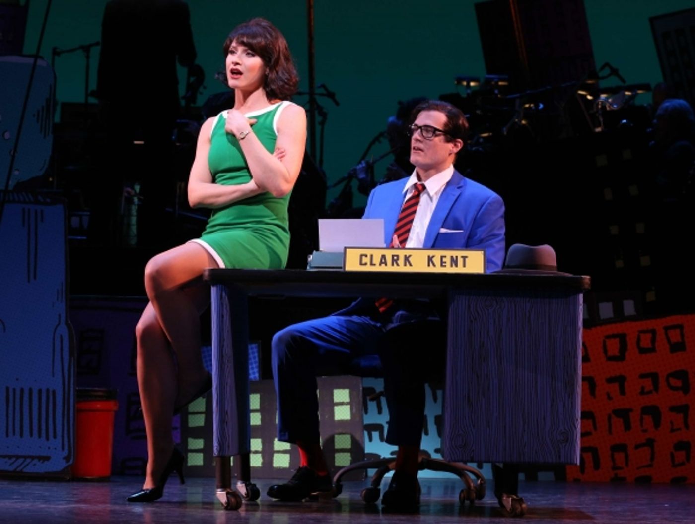 Photo Flash: First Look - Encores! IT'S A BIRD...IT'S A PLANE...IT'S SUPERMAN in Performance!  Image