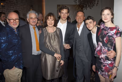 Lindsay Posner, Henry Goodman, Nick Hendrix, Kevin Spacey, Charlie Rowe and Naomi Fre Photo