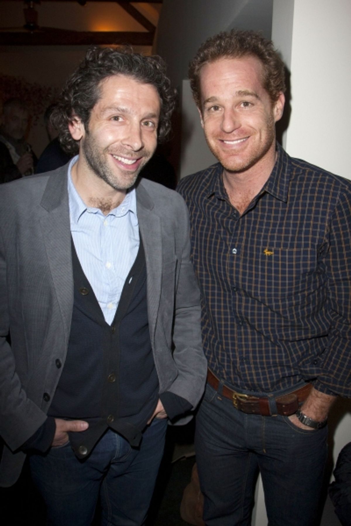 Elliot Levey and Adam James at 