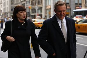 Anjelica Huston, Jamey Sheridan @ BroadwayWorld Anjelica Huston, Jamey Sheridan Photo