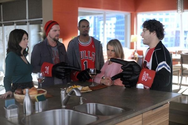 Casey Wilson, Zachary Knighton, DAMON WAYANS JR., ELIZA COUPE, ADAM PALLY Photo