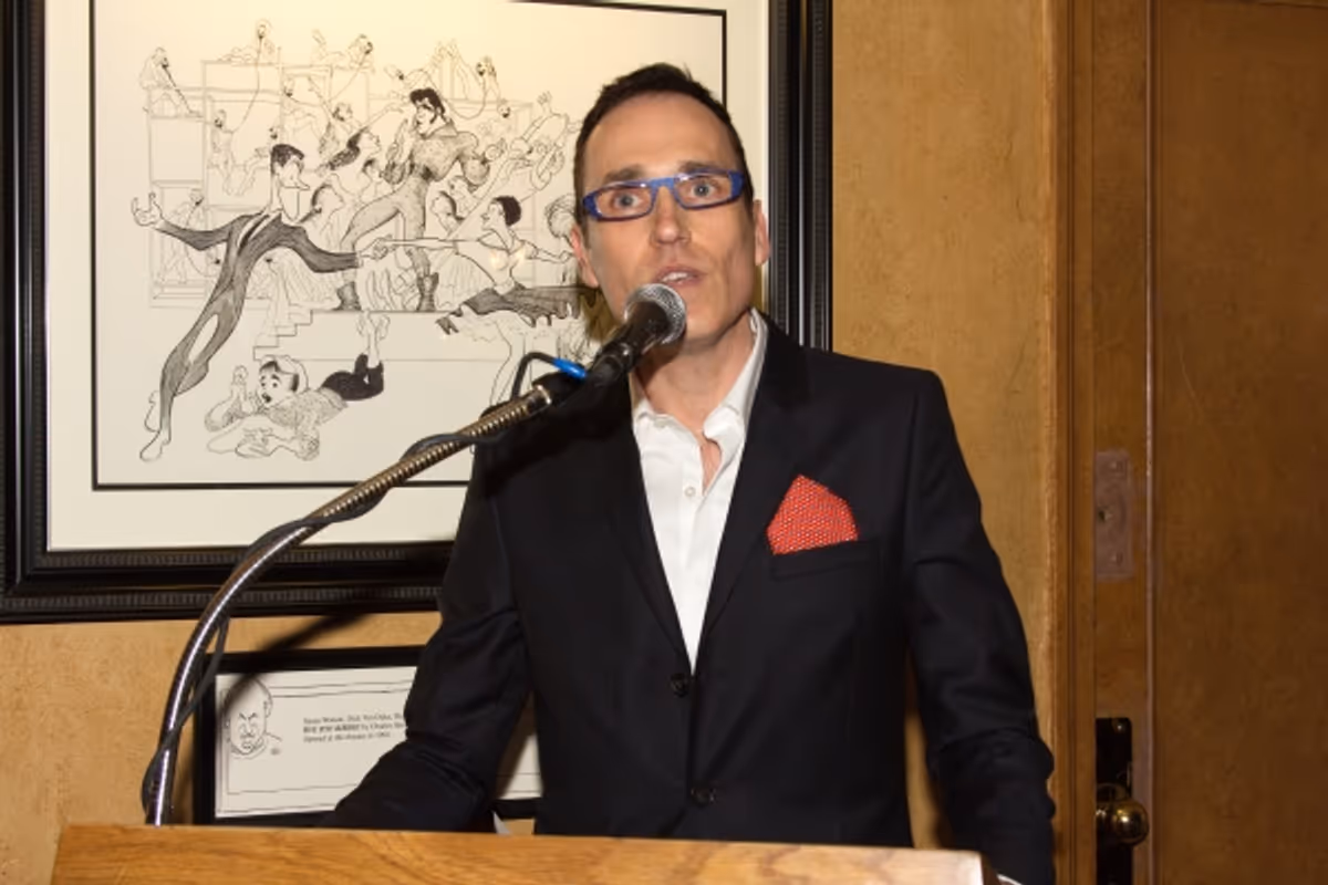 Walter O. Bockting, Ph.D. at Cyndi Lauper & KINKY BOOTS Team with Columbia University Medical Center
