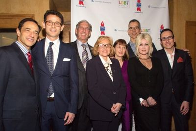 Hal Luftig, Stewart Adelson, M.D., Jeffrey Lieberman, M.D., Anke A. Ehrhardt, Ph.D.,  Photo