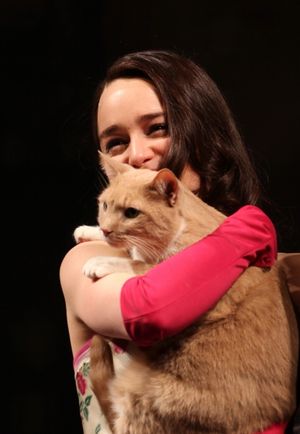 Emilia Clarke with Vito Vincent @ BroadwayWorld Emilia Clarke with Vito Vincent Photo