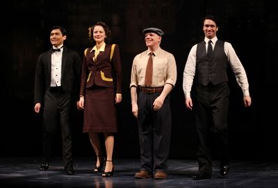 Paolo Montalban, Elisabeth Anthony Gray, Eddie Korbich & Danny Binstock Photo