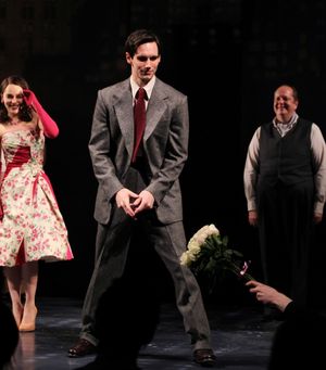 Emilia Clarke, Cory Michael Smith & Tony Torn @ BroadwayWorld Emilia Clarke, Cory Michael Smith & Tony Torn Photo