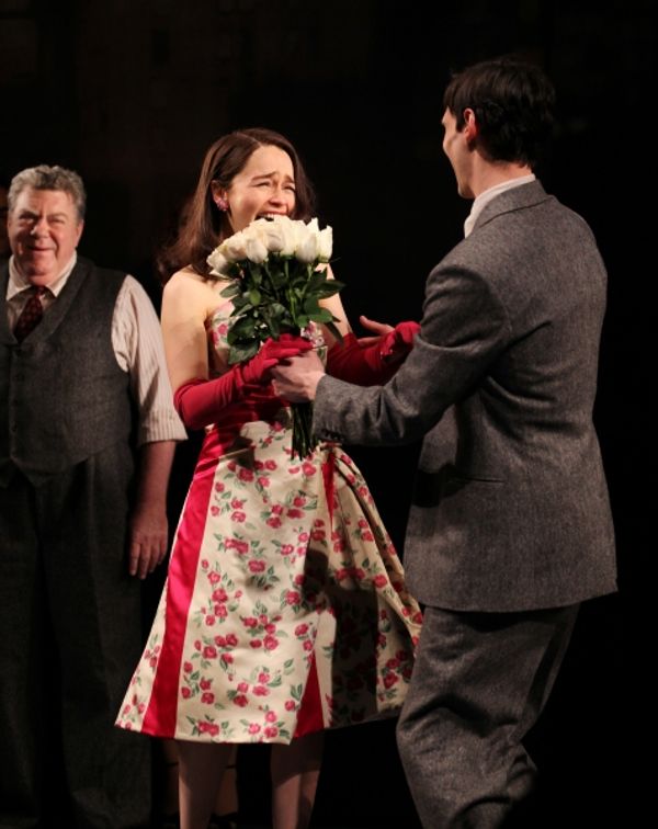 George Wendt & Emilia Clarke & Cory Michael Smith Photo