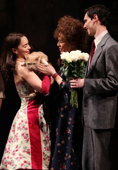Emilia Clarke, Suzanne Bertish &amp; Cory Michael Smith with Vito Vincent Photo