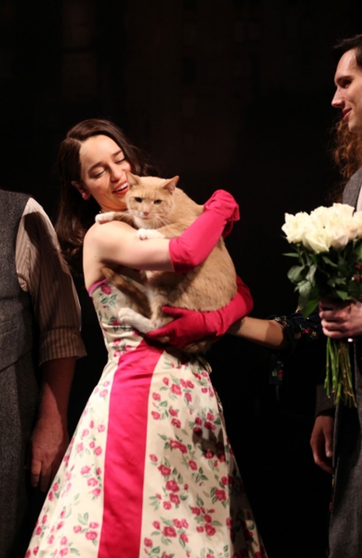 Emilia Clarke &amp; Cory Michael Smith with Vito Vincent at 