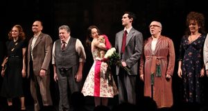 Kate Cullen Roberts, Murphy Guyer, George Wendt, Emilia Clarke, Cory Michael Smith, Lee Wilkof & Suzanne Bertish with Vito Vincent @ BroadwayWorld Kate Cullen Roberts, Murphy Guyer, George Wendt, Emilia Clarke, Cory Michael Smith, L Photo