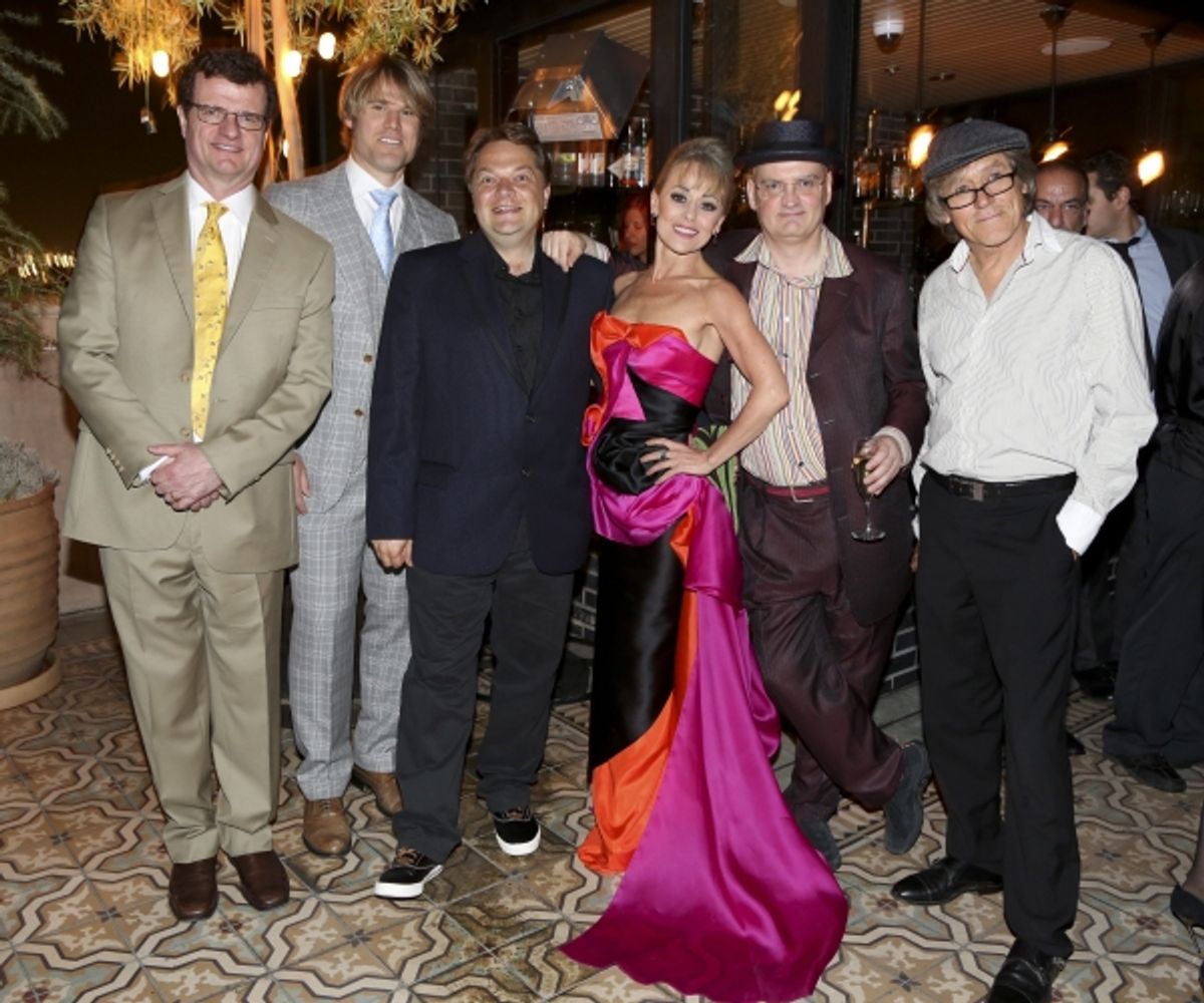 Michael Cumpsty, Erik Heger, Peter Quilter, Tracie Bennett, Terry Johnson and Miles Anderson at 