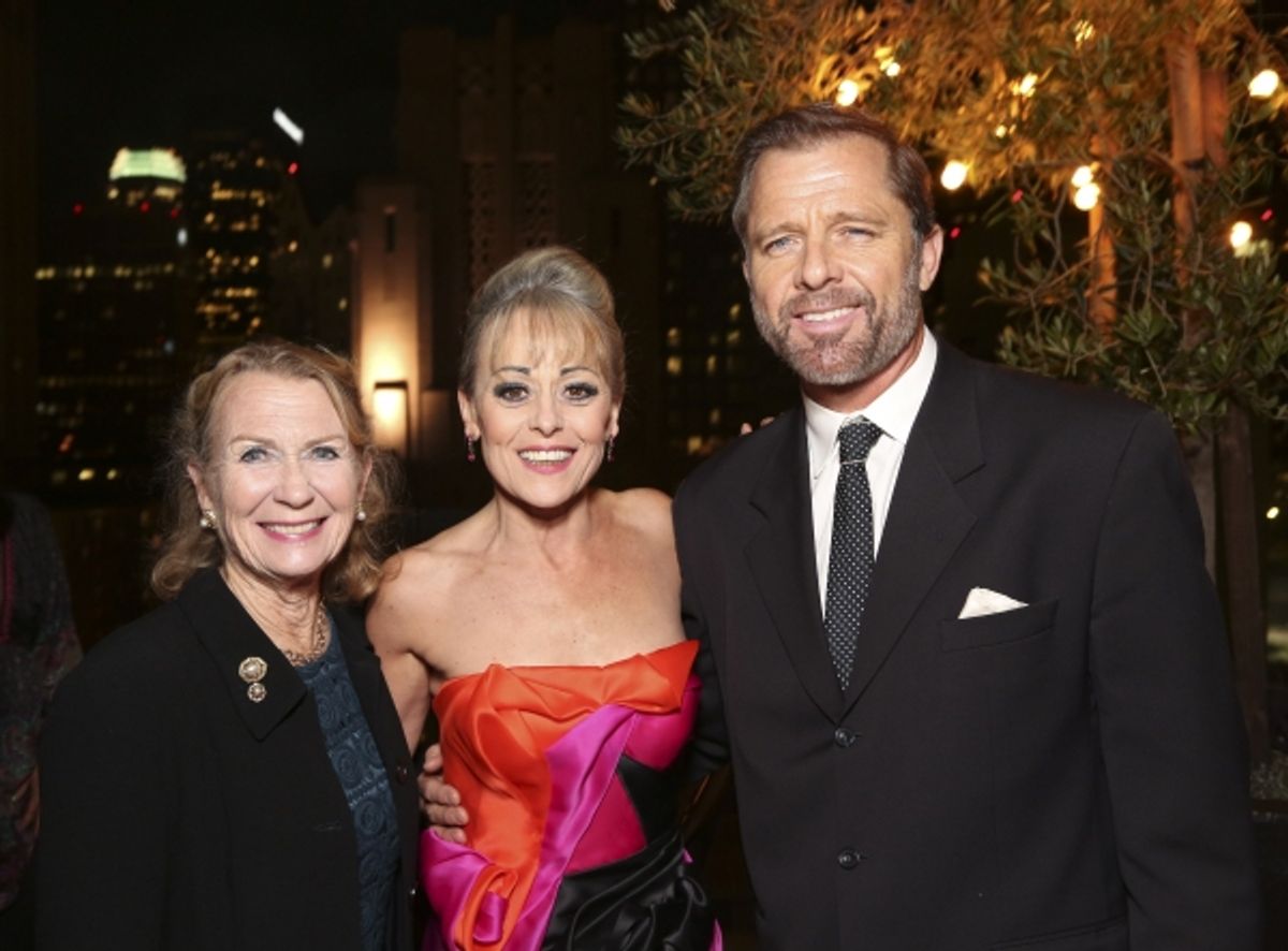 Juliet Mills, Tracie Bennett, Maxwell Caulfield at 