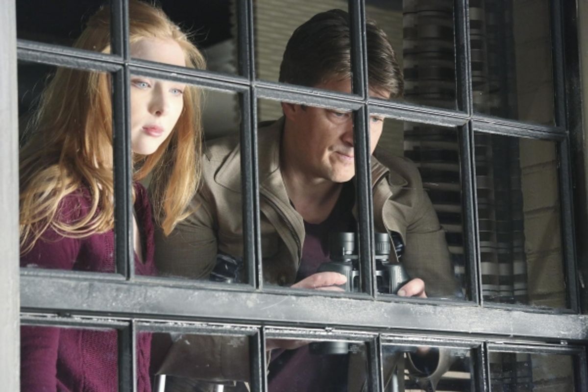 Molly Quinn, Nathan Fillion at 