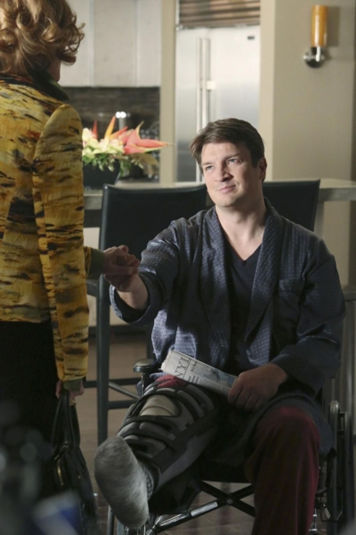 Susan Sullivan, Nathan Fillion at 