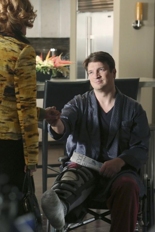 Susan Sullivan, Nathan Fillion Photo