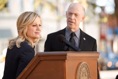 Amy Poehler, J.K. Simmons Photo