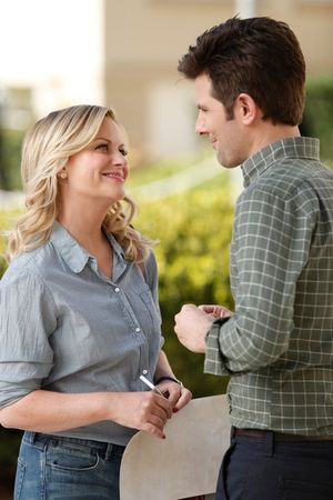 Amy Poehler, Adam Scott @ BroadwayWorld Amy Poehler, Adam Scott Photo