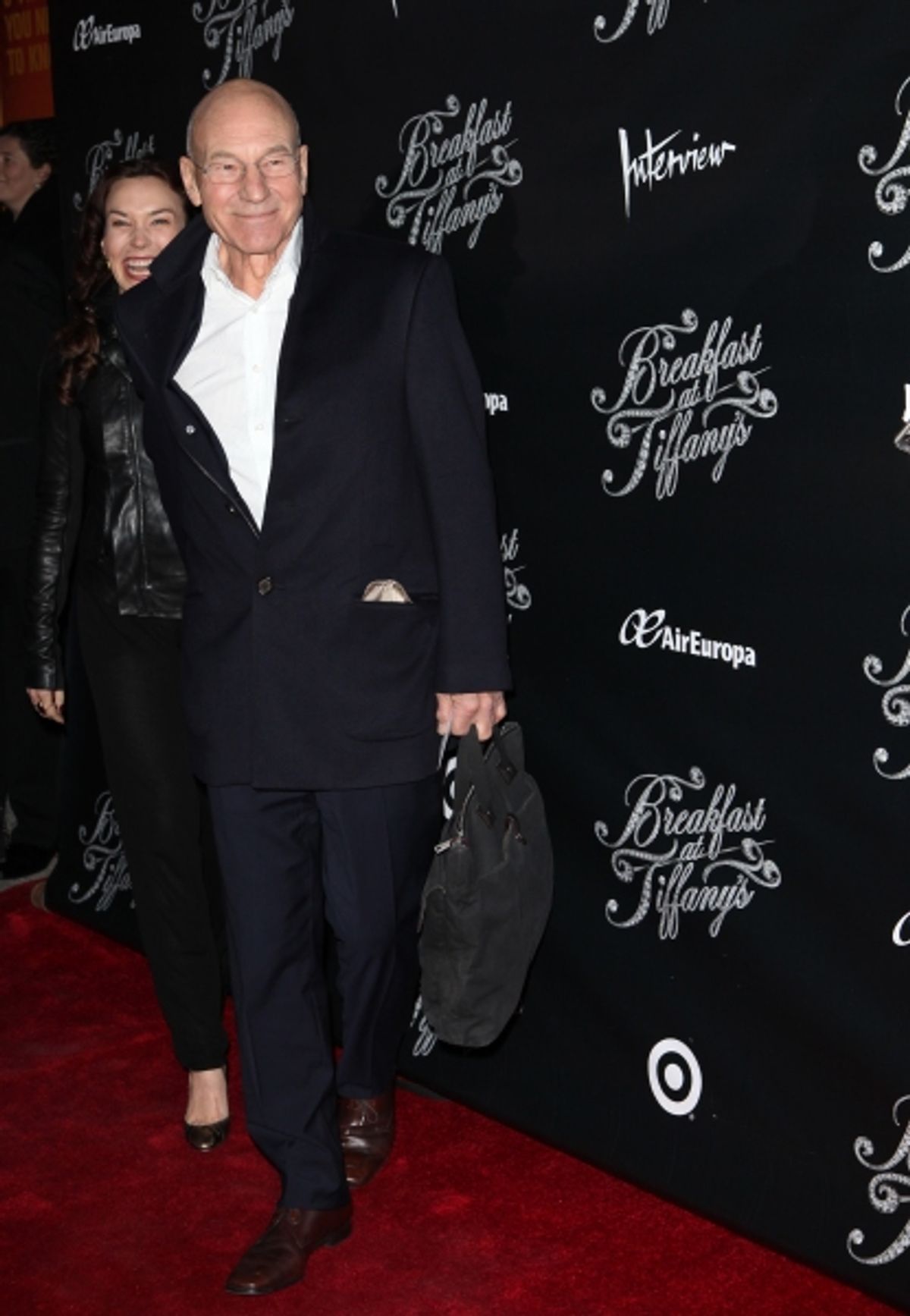 Sunny Ozell & Patrick Stewart at 