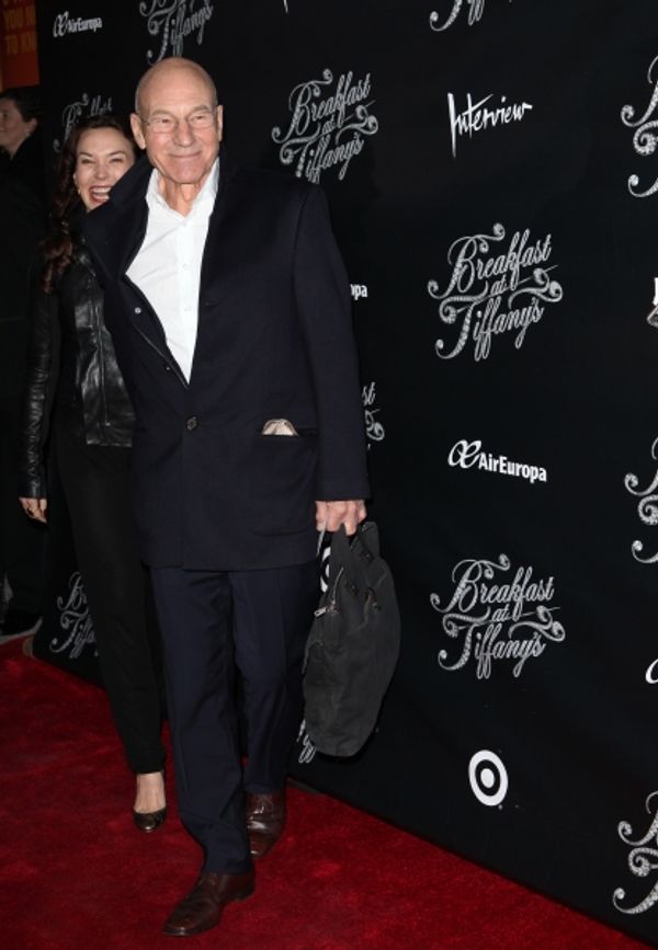 Sunny Ozell & Patrick Stewart Photo