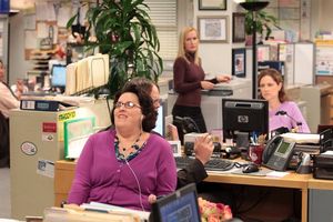Phyllis Smith, Angela Kinsey, Jenna Fischer Photo