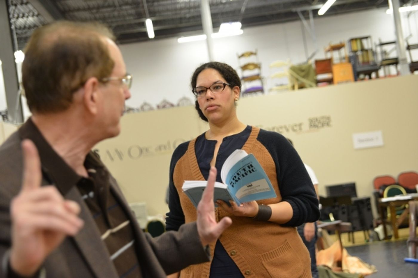 Photo Flash: Stephen R. Buntrock, Elizabeth Lanza and More Rehearse Marriott Theatre's SOUTH PACIFIC  Image