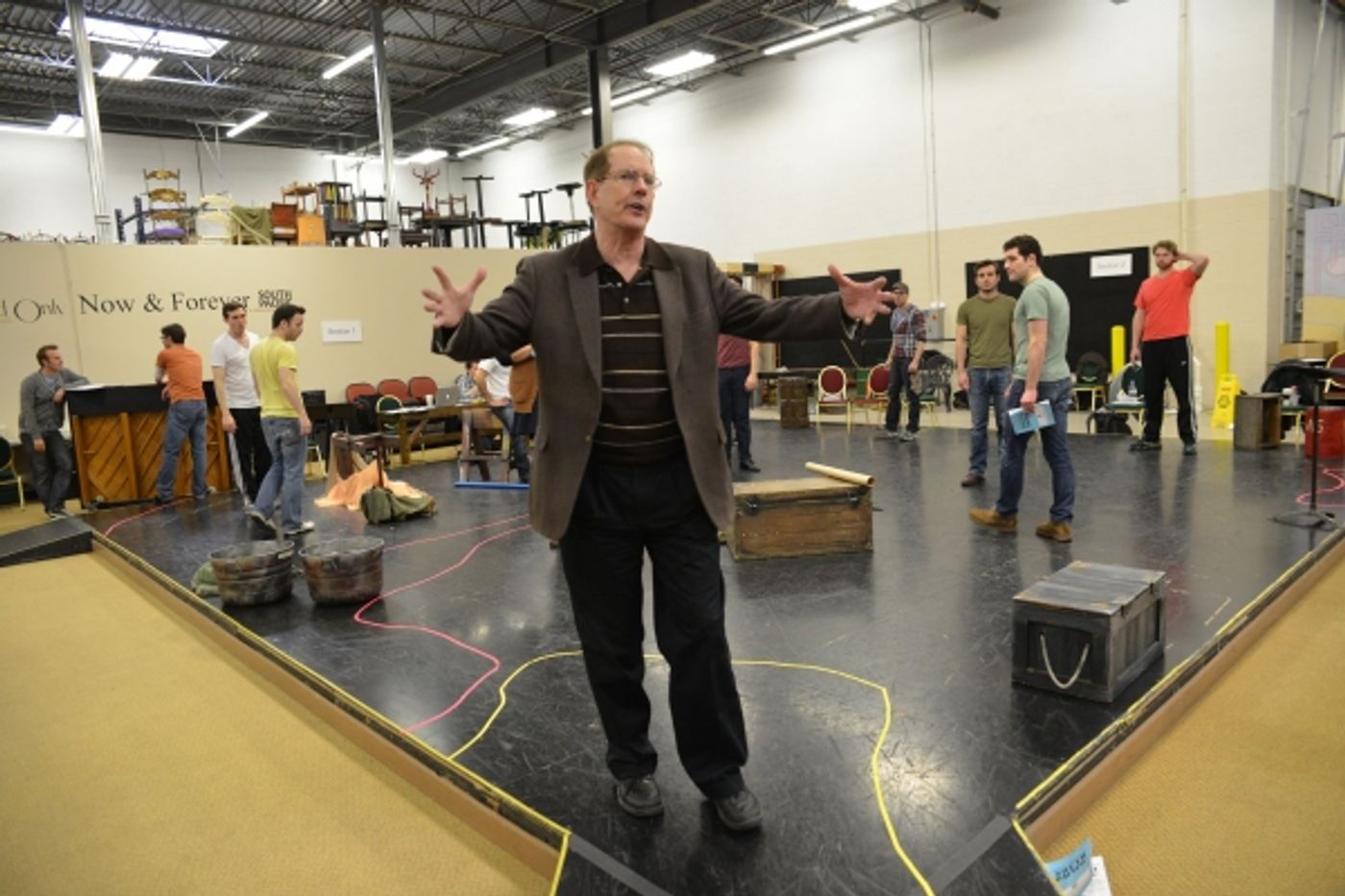 Photo Flash: Stephen R. Buntrock, Elizabeth Lanza and More Rehearse Marriott Theatre's SOUTH PACIFIC  Image