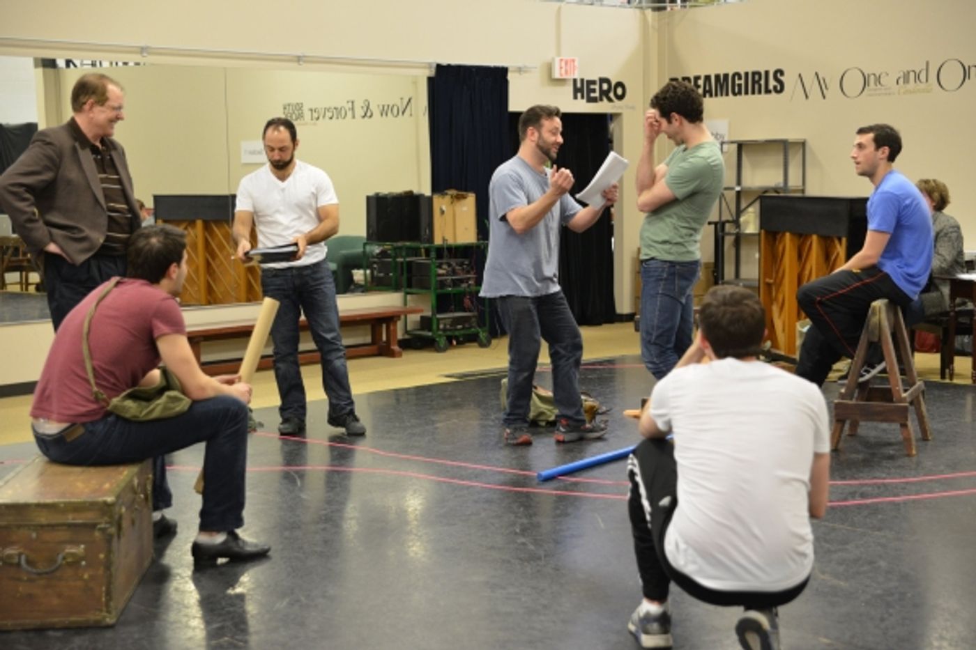 Photo Flash: Stephen R. Buntrock, Elizabeth Lanza and More Rehearse Marriott Theatre's SOUTH PACIFIC  Image