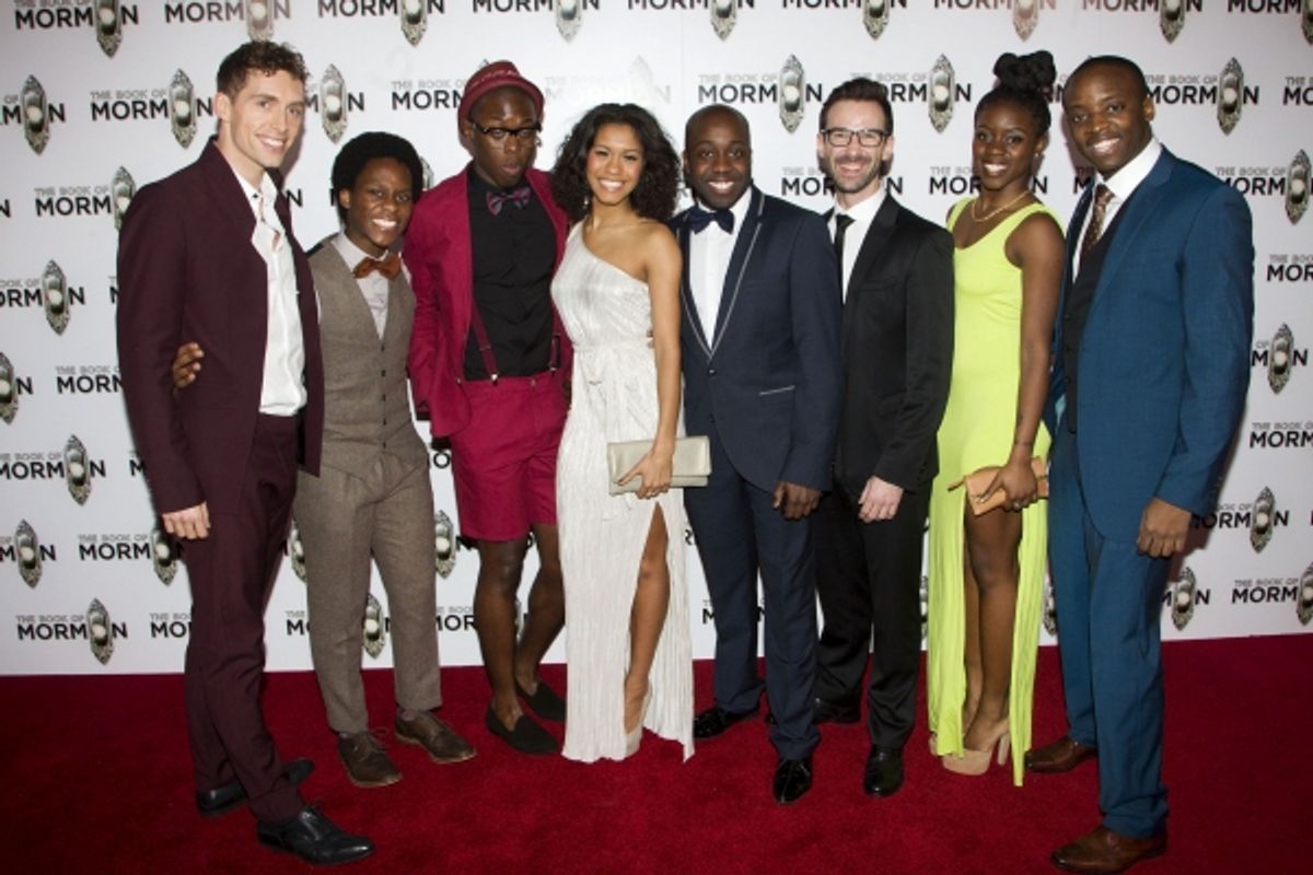 Matt Krzan, Tyrone Huntley, Tosh Wanogho-Maud, Lucy St Louis, Terel Nugent, Ben Clare, Candace Furbert and Kayi Ushe at 