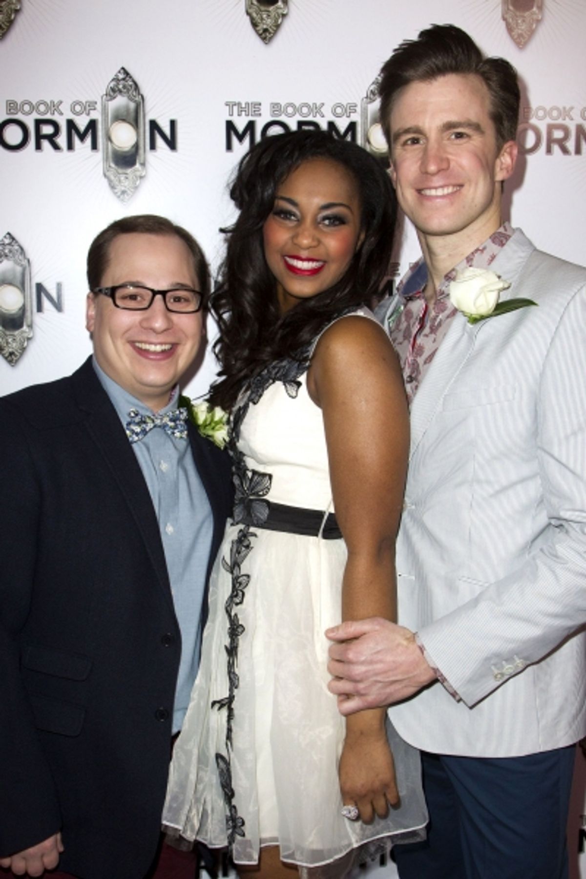 Jared Gertner, Alexia Khadime and Gavin Creel  at 