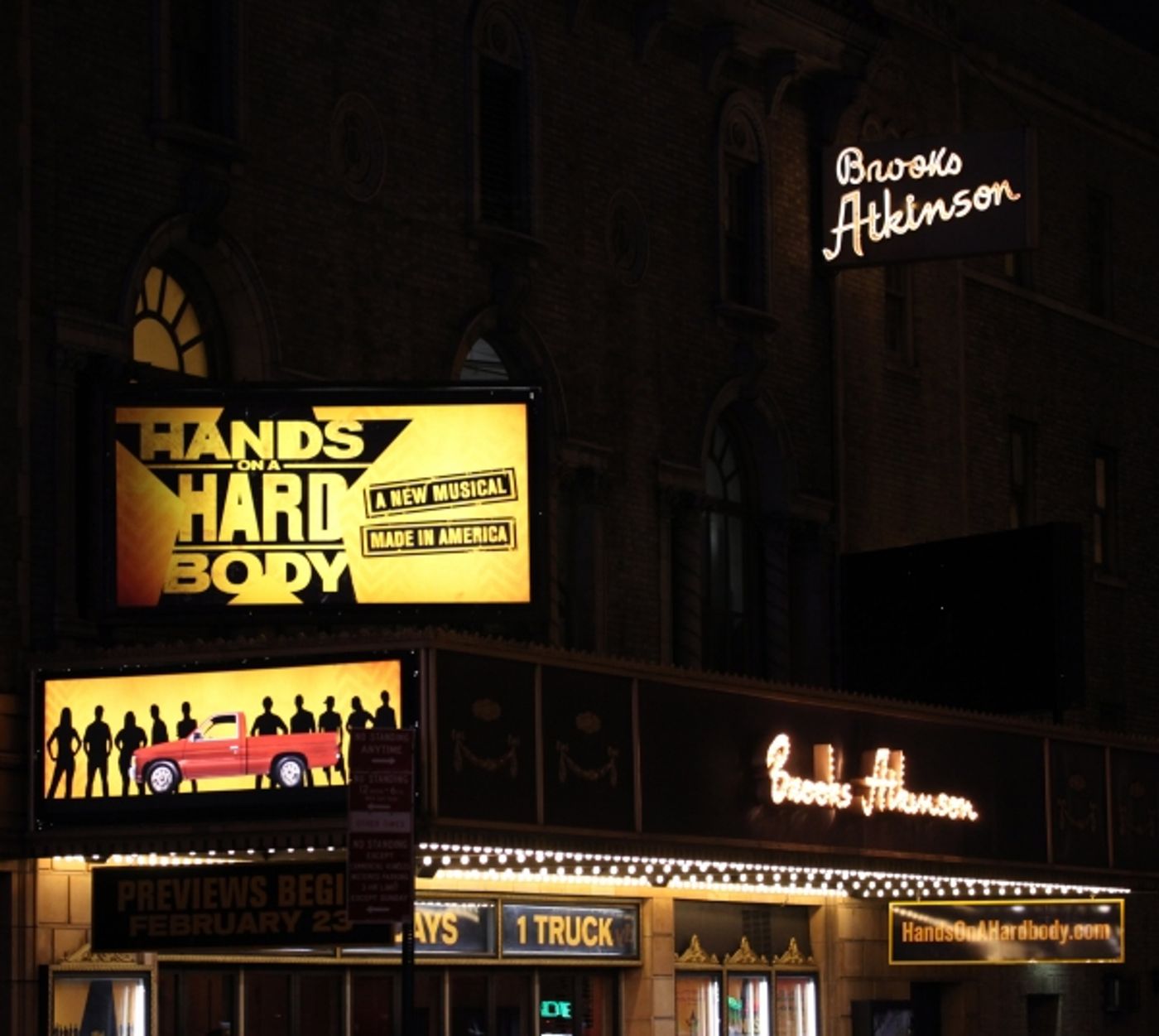 Photo Coverage: HANDS ON A HARDBODY Cast Trucks Their Way to Broadway- Opening Night Curtain Call! Image