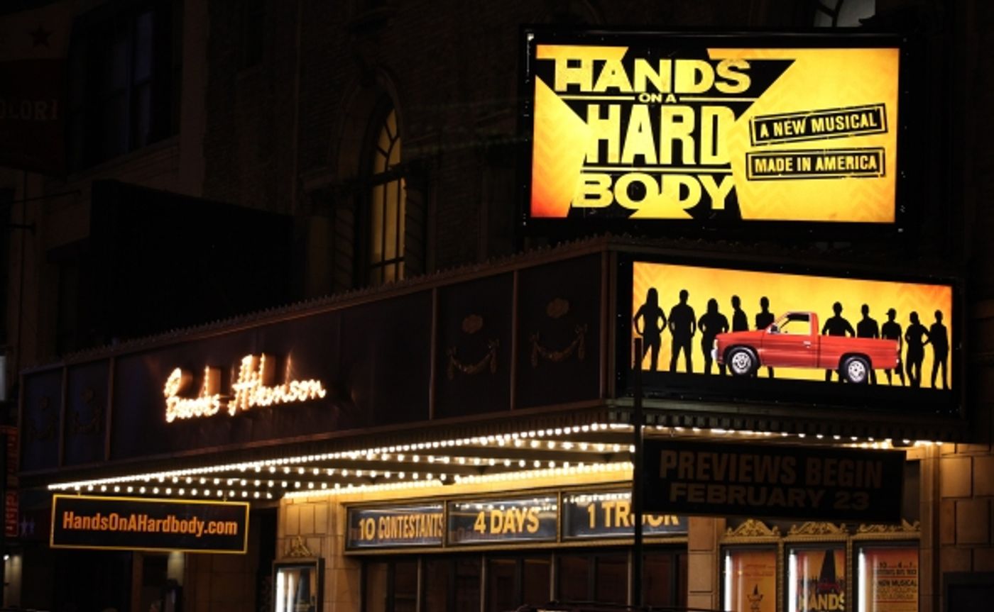 Photo Coverage: HANDS ON A HARDBODY Cast Trucks Their Way to Broadway- Opening Night Curtain Call! Image