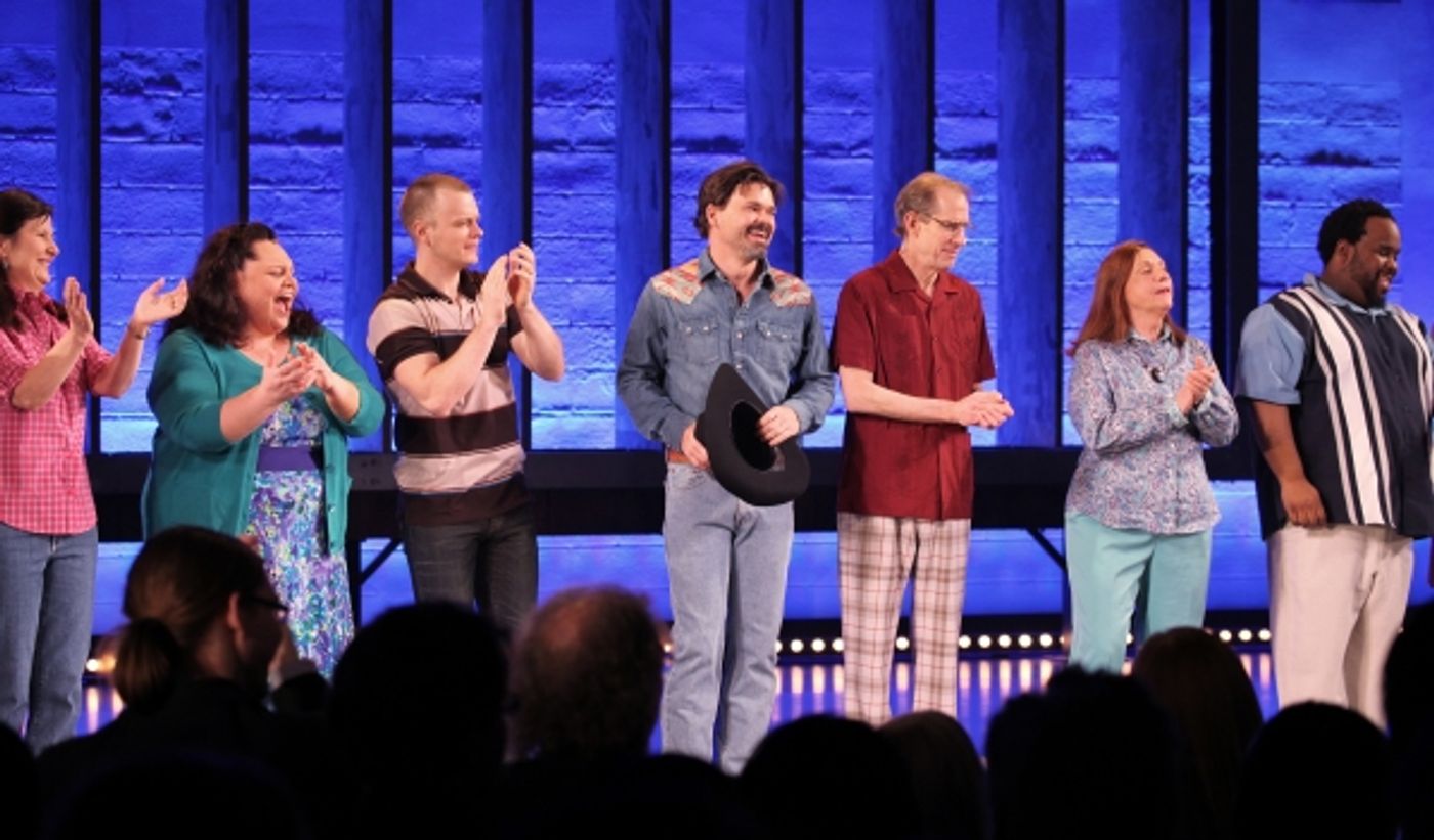 Photo Coverage: HANDS ON A HARDBODY Cast Trucks Their Way to Broadway- Opening Night Curtain Call! Image