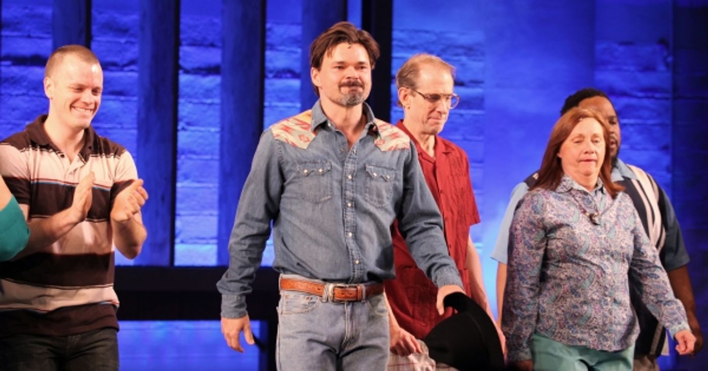 Photo Coverage: HANDS ON A HARDBODY Cast Trucks Their Way to Broadway- Opening Night Curtain Call! Image