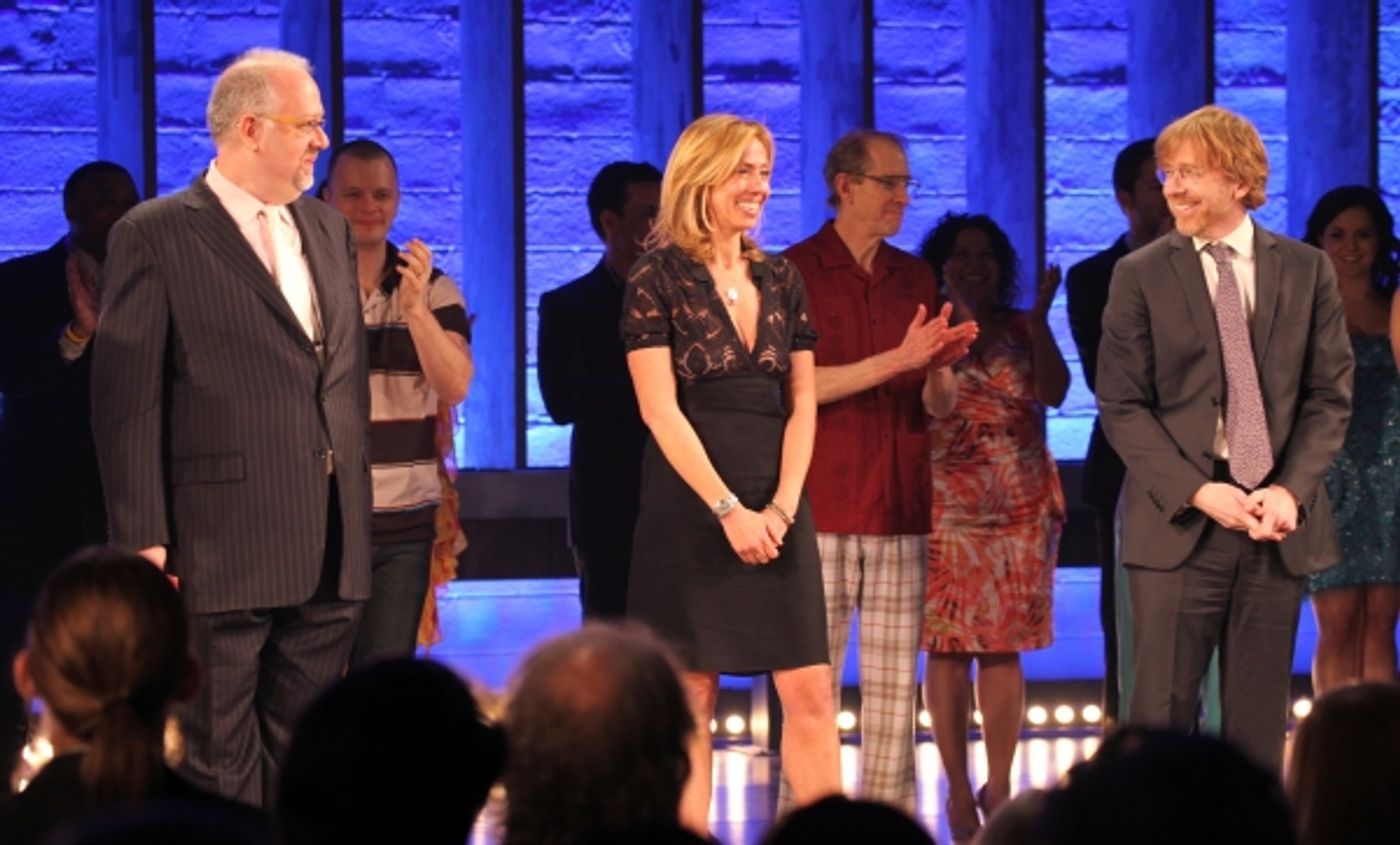 Photo Coverage: HANDS ON A HARDBODY Cast Trucks Their Way to Broadway- Opening Night Curtain Call! Image
