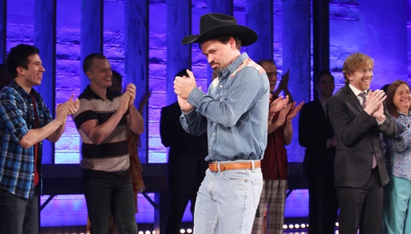 Photo Coverage: HANDS ON A HARDBODY Cast Trucks Their Way to Broadway- Opening Night Curtain Call! Image