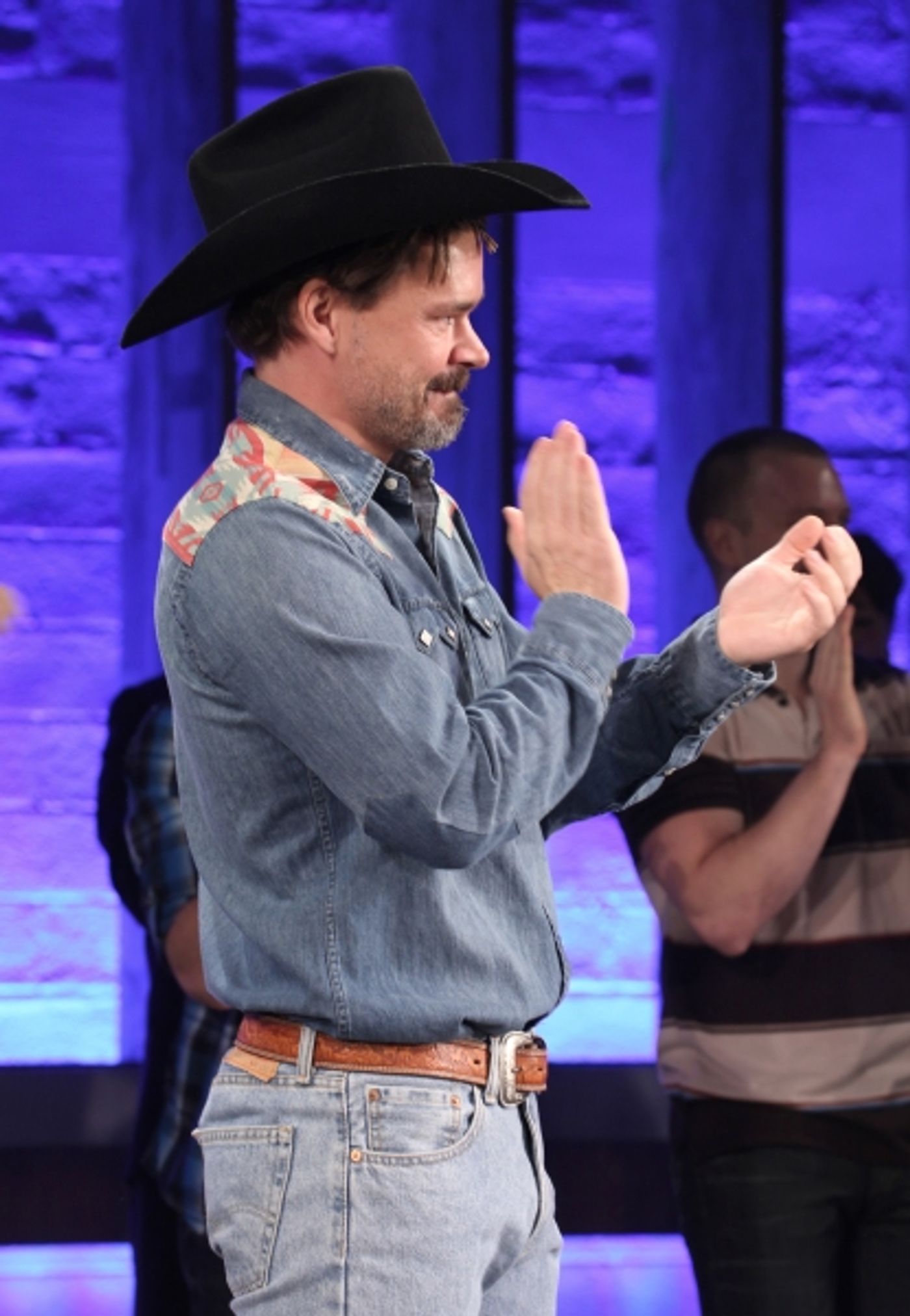Photo Coverage: HANDS ON A HARDBODY Cast Trucks Their Way to Broadway- Opening Night Curtain Call! Image