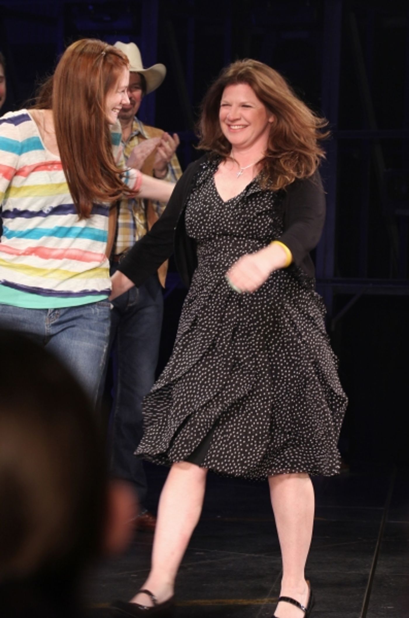 Photo Coverage: HANDS ON A HARDBODY Cast Trucks Their Way to Broadway- Opening Night Curtain Call! Image