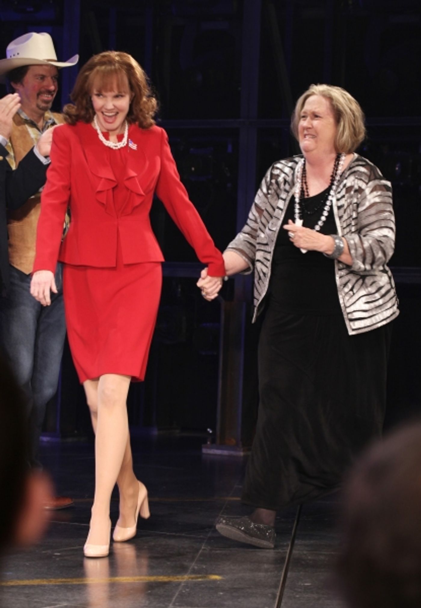 Photo Coverage: HANDS ON A HARDBODY Cast Trucks Their Way to Broadway- Opening Night Curtain Call! Image