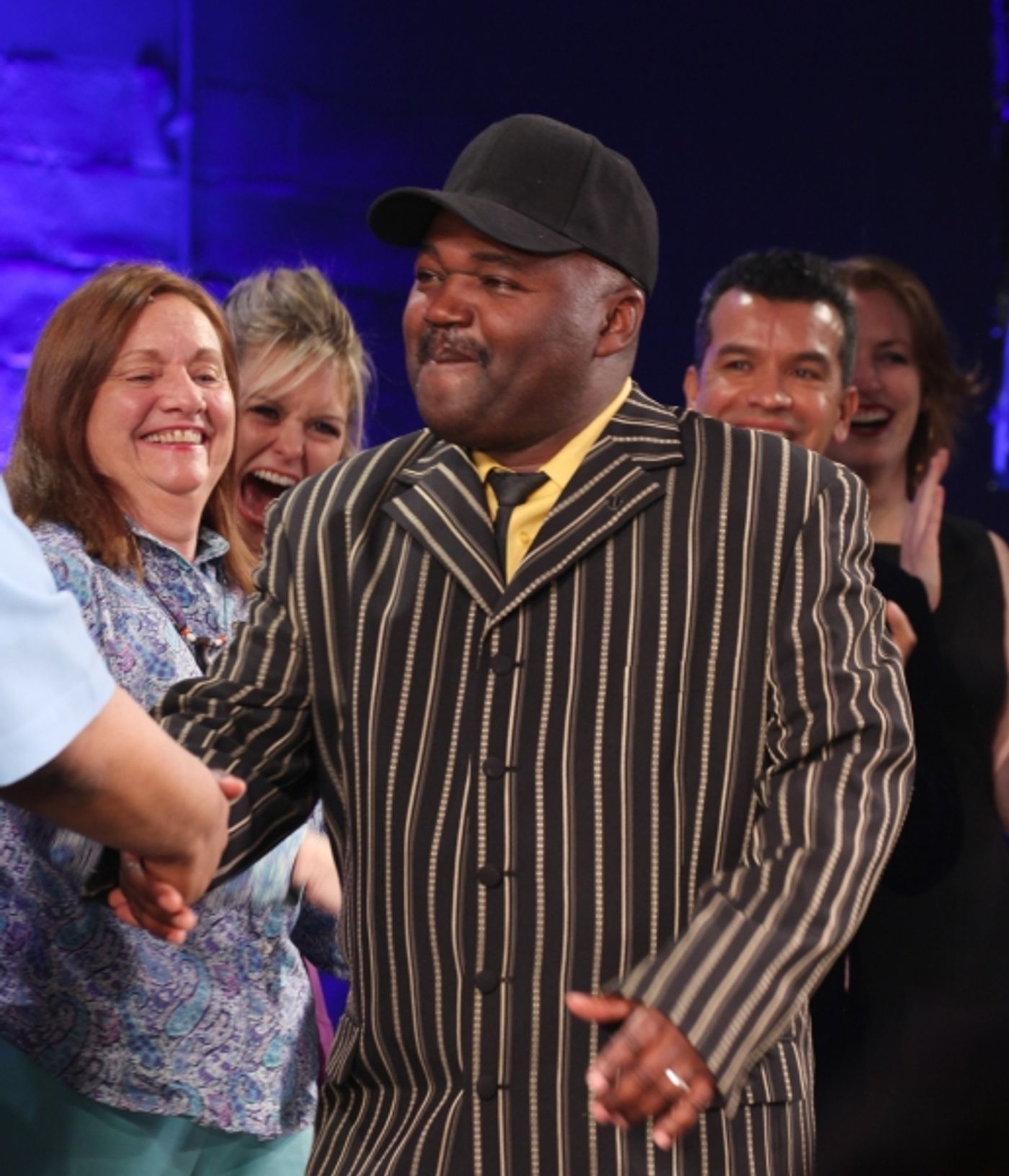 Photo Coverage: HANDS ON A HARDBODY Cast Trucks Their Way to Broadway- Opening Night Curtain Call! Image