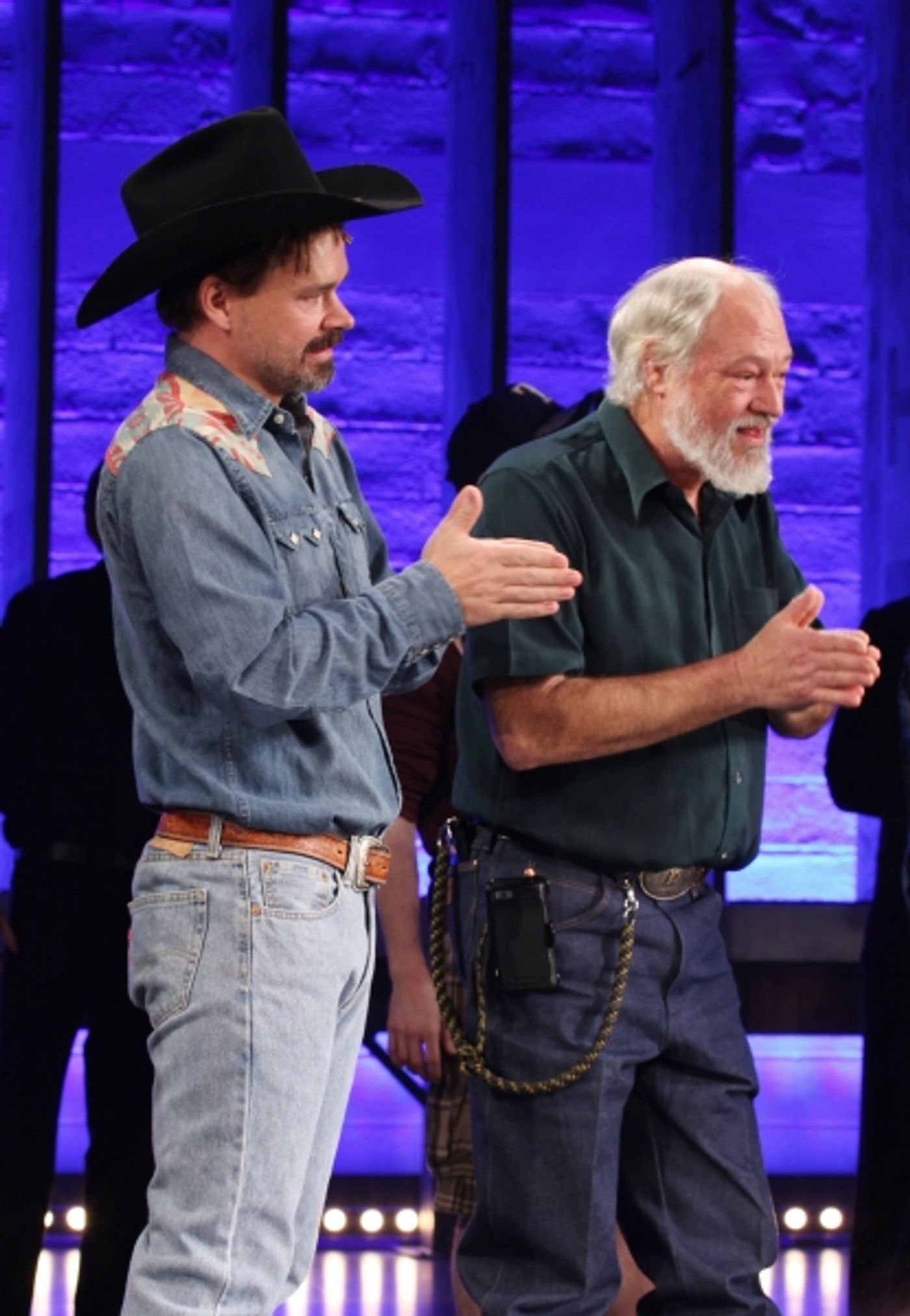 Photo Coverage: HANDS ON A HARDBODY Cast Trucks Their Way to Broadway- Opening Night Curtain Call! Image