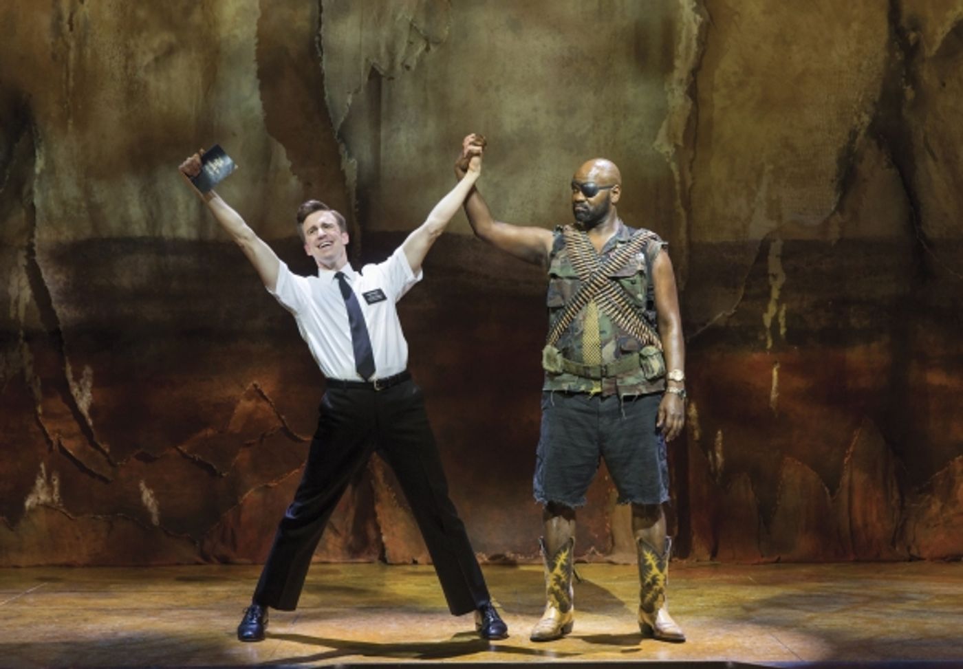 Photo Coverage: First Glimpse Of West End's THE BOOK OF MORMON On Stage!  Image