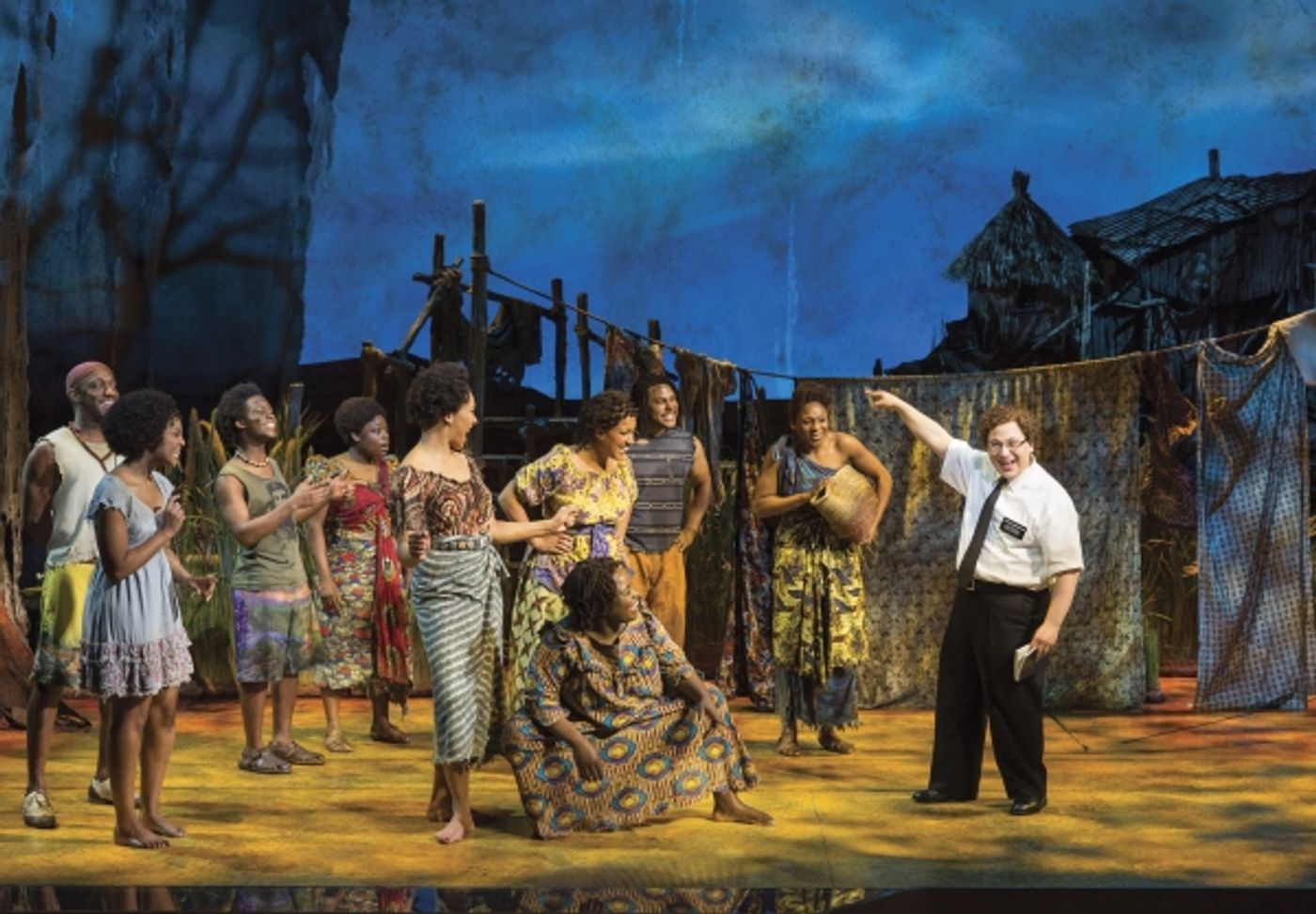 Photo Coverage: First Glimpse Of West End's THE BOOK OF MORMON On Stage!  Image