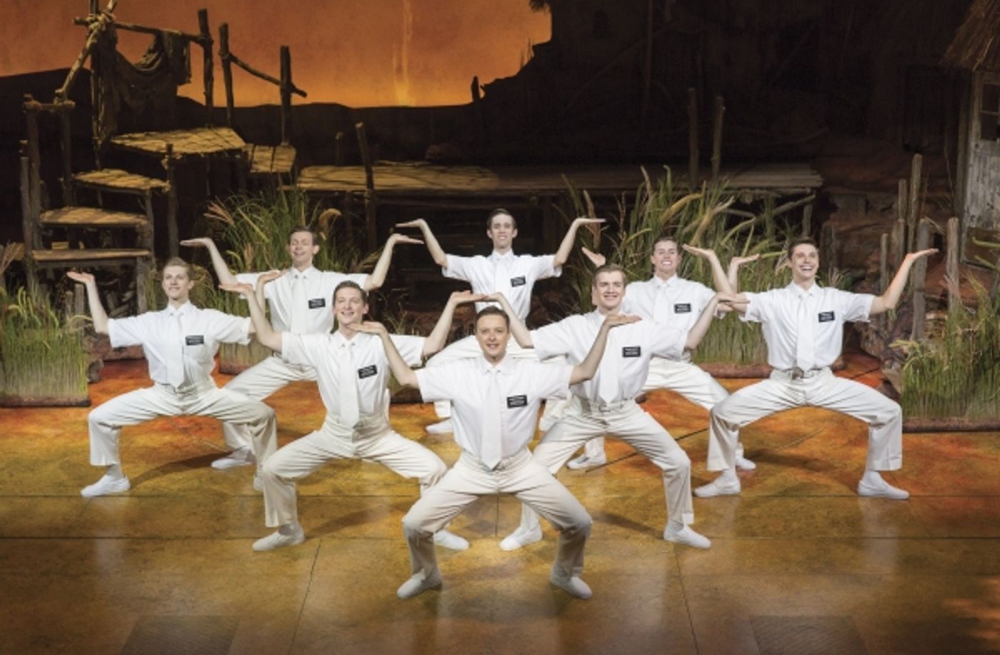 Photo Coverage: First Glimpse Of West End's THE BOOK OF MORMON On Stage!  Image