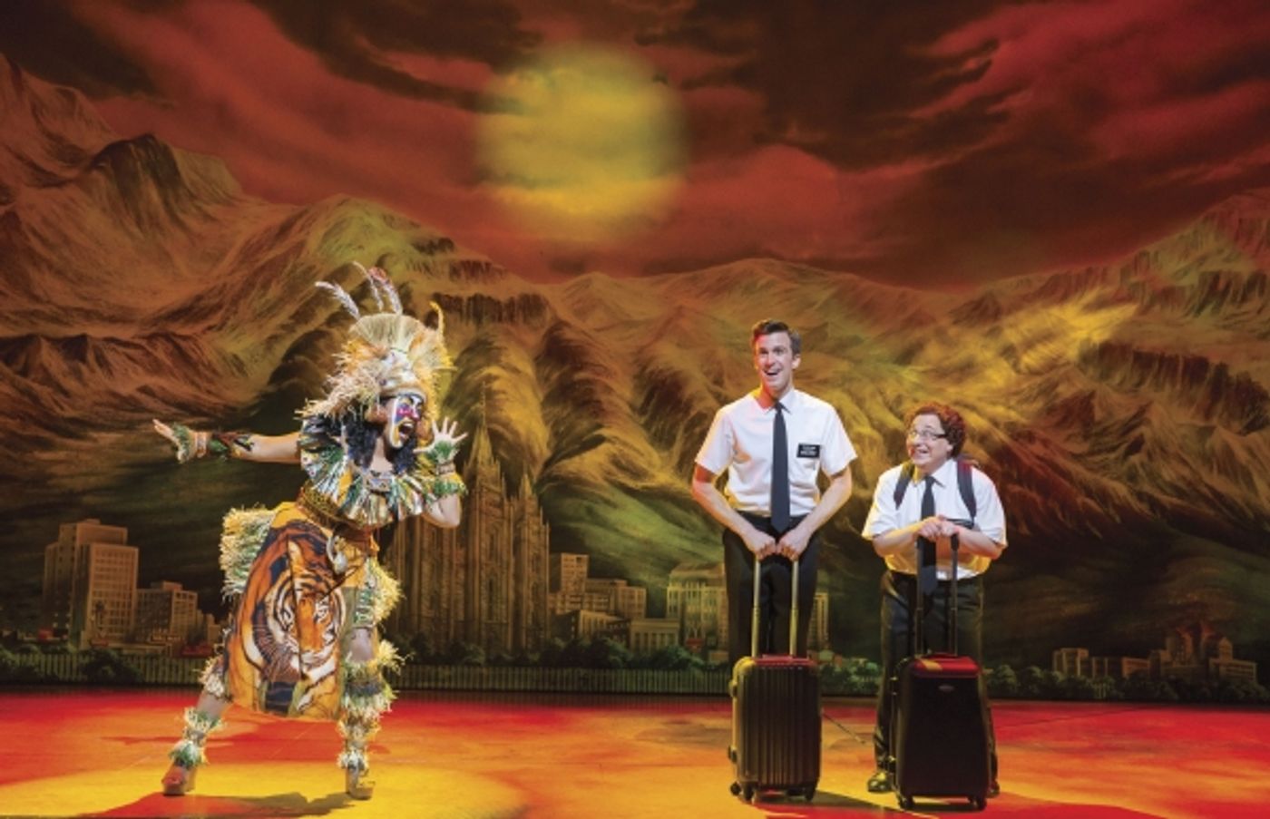 Photo Coverage: First Glimpse Of West End's THE BOOK OF MORMON On Stage!  Image