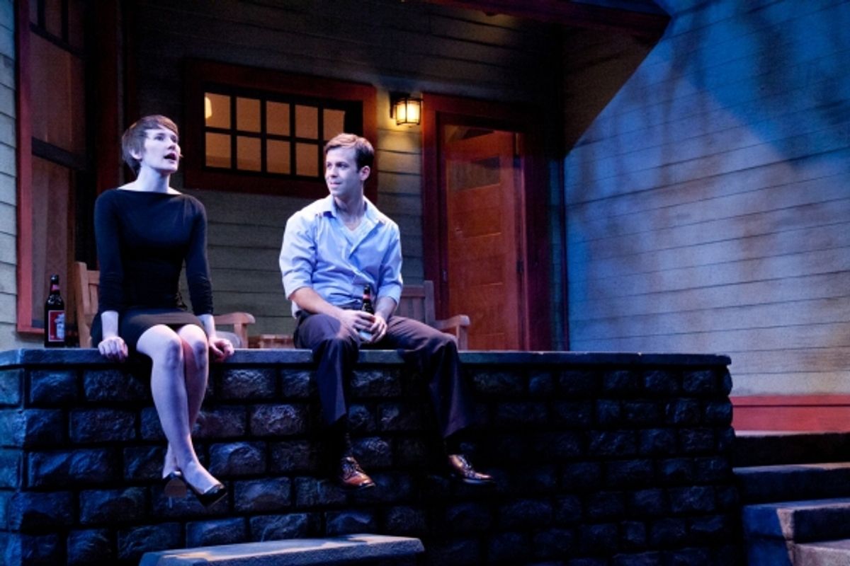 Keira Keeley and Colby Chambers at 